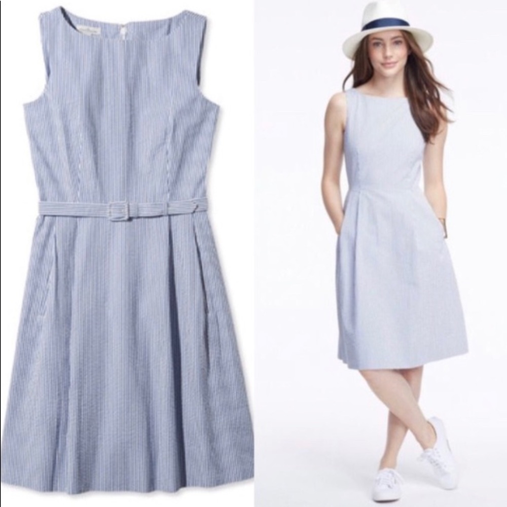 LL Bean Signature Seersucker Dress